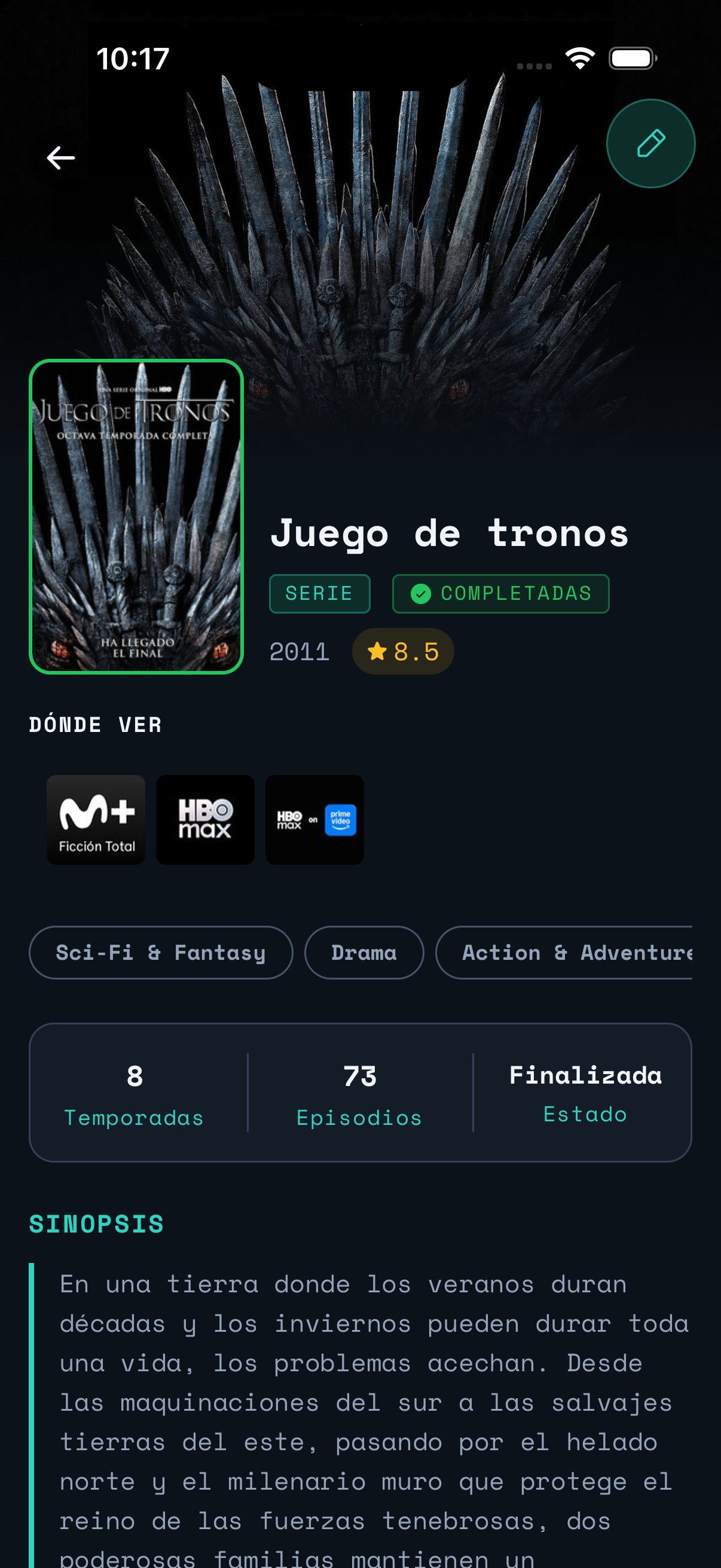 Binged: Movies and Series gallery image