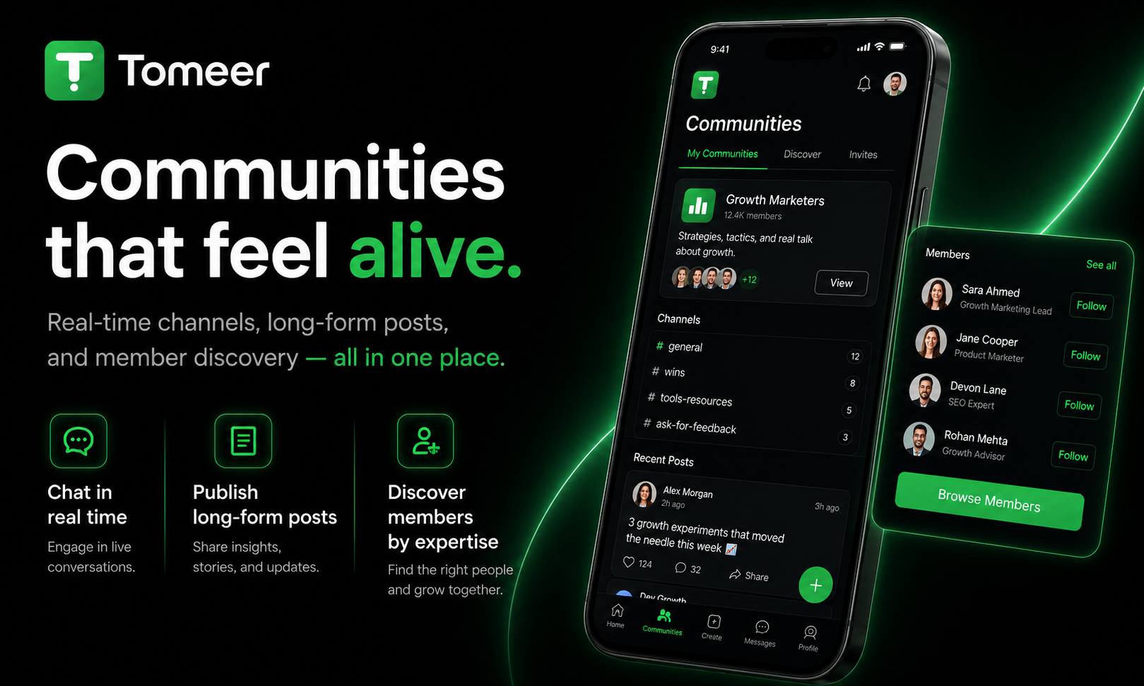 Tomeer - Communities and Marketplace gallery image