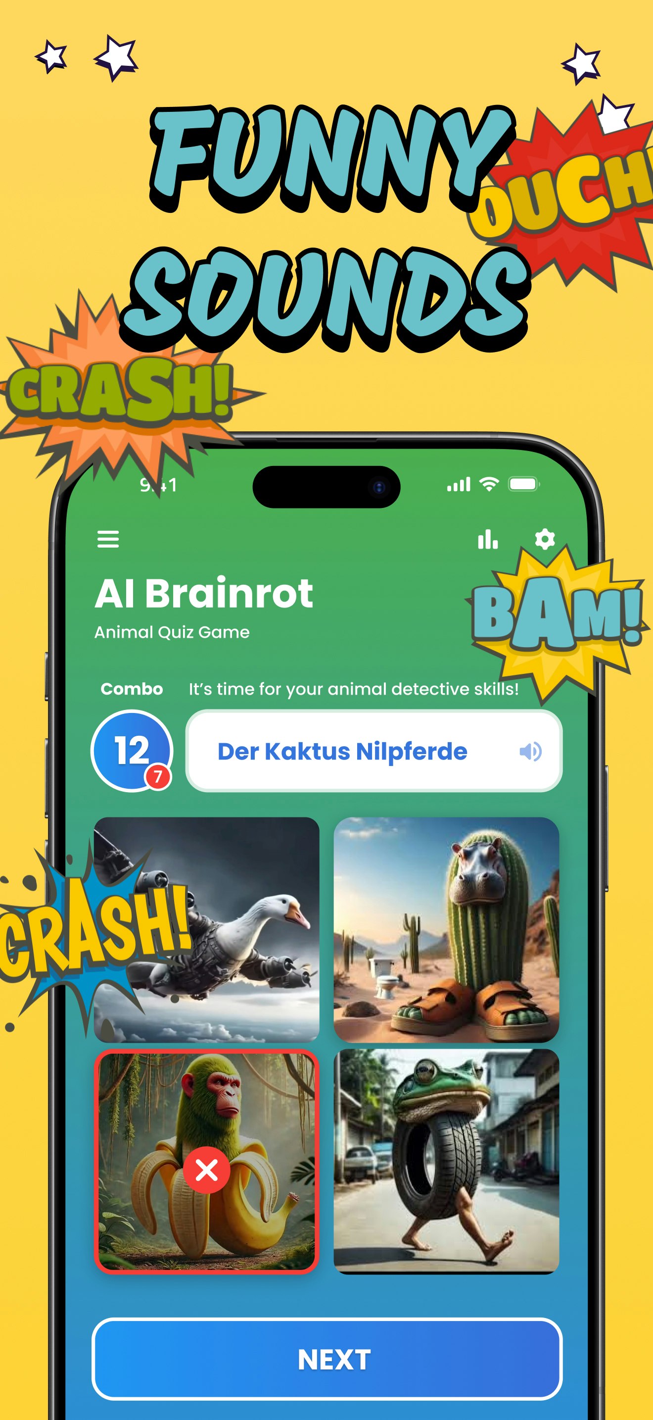 Italienischer Brainrot - Speedrun Meme Animal Quizspiel Medien 3