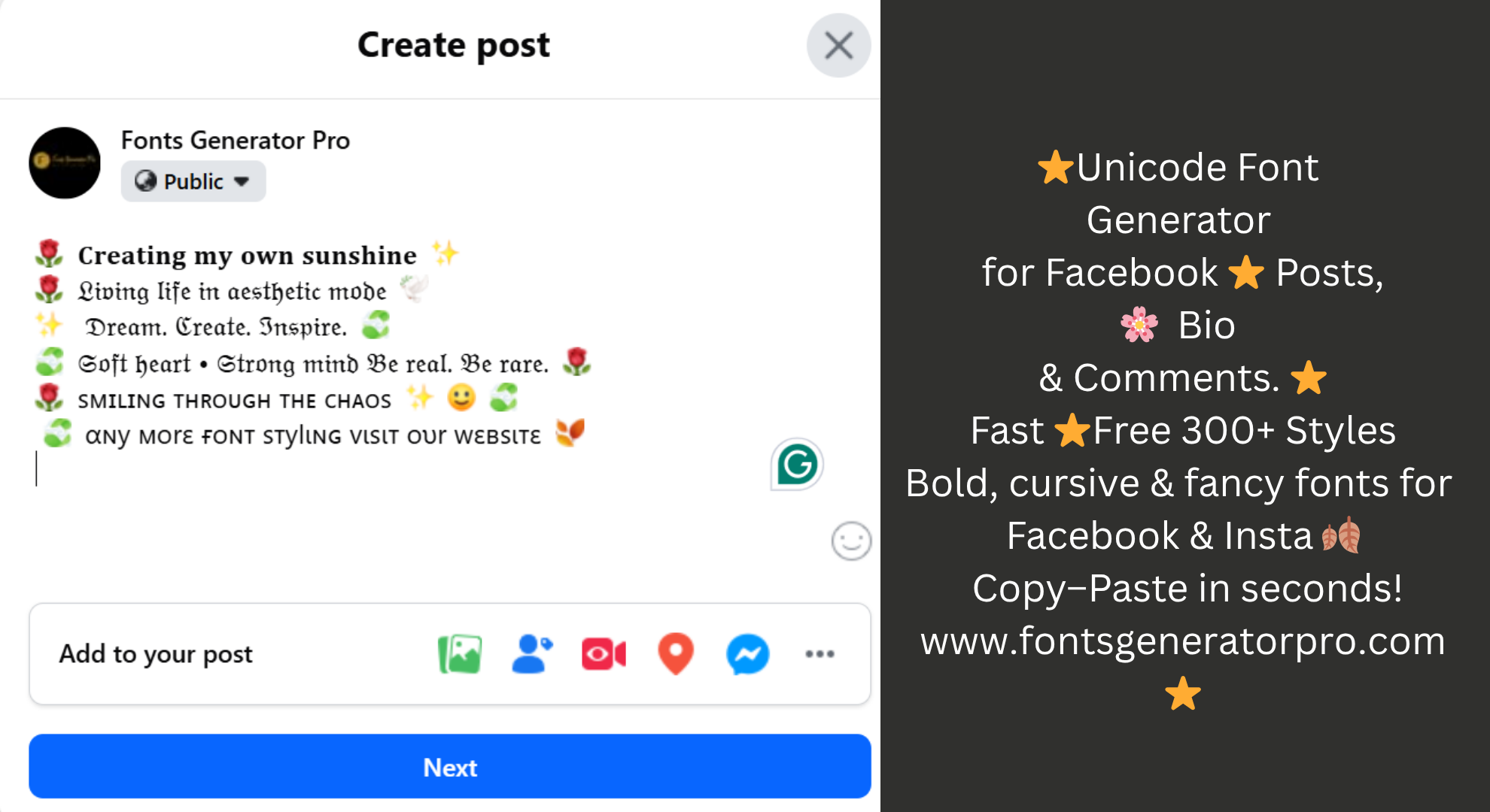 Fonts Generator Pro gallery image