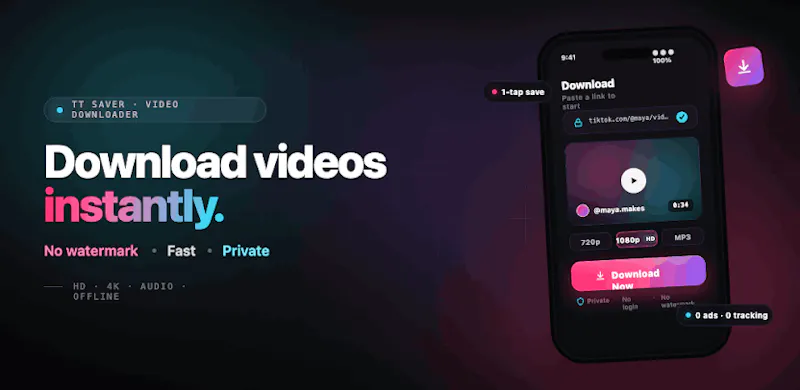 SnapTik-Short Video Downloader screenshot 1