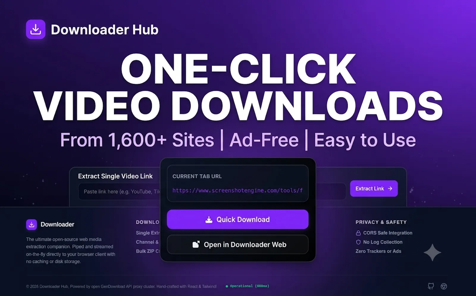 Downloader screenshot 2