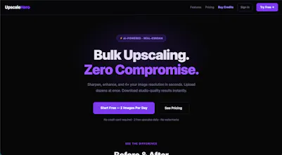 First Ai Bulk Upscaling tool of its kind gallery image