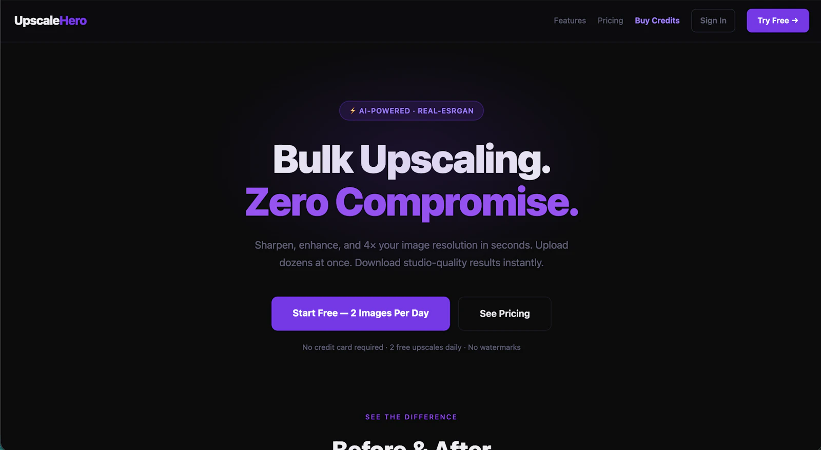 First Ai Bulk Upscaling tool of its kind screenshot 1
