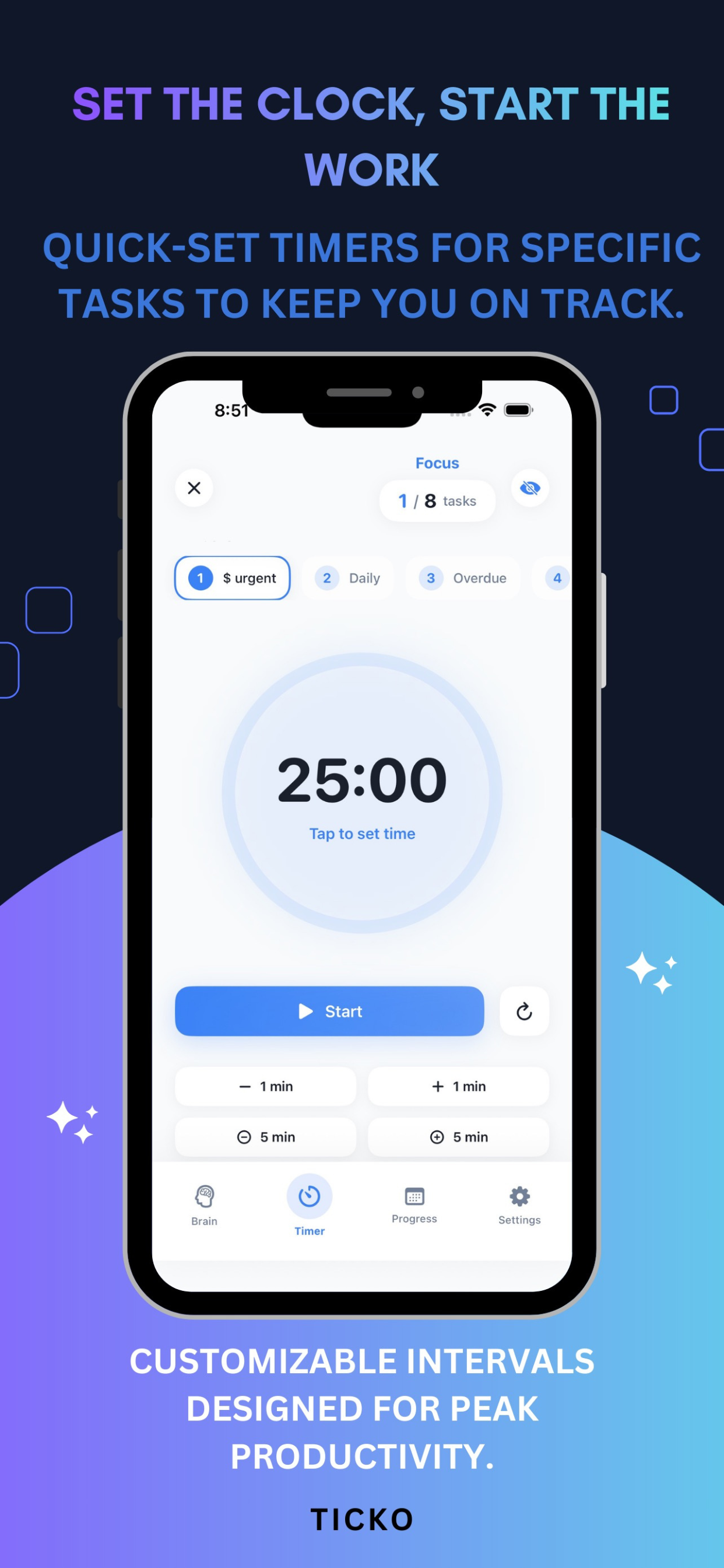 Ticko: Task Manager & Focus Timer gallery image