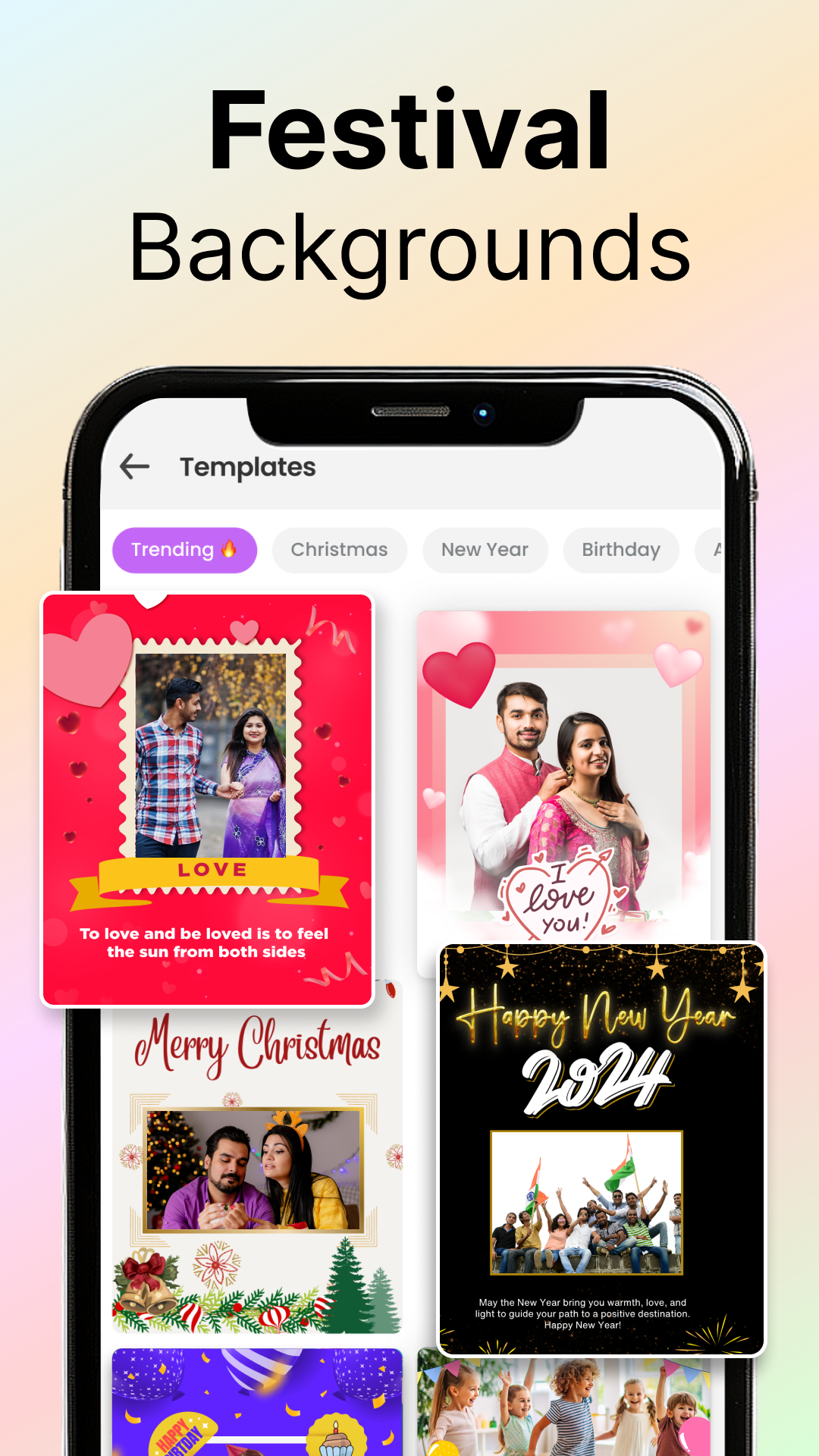 Pic Collage Maker - Pic collage maker met filter, lay -out, raster en collageframe media 3