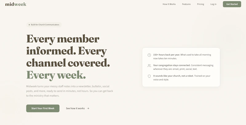 Midweek screenshot 1