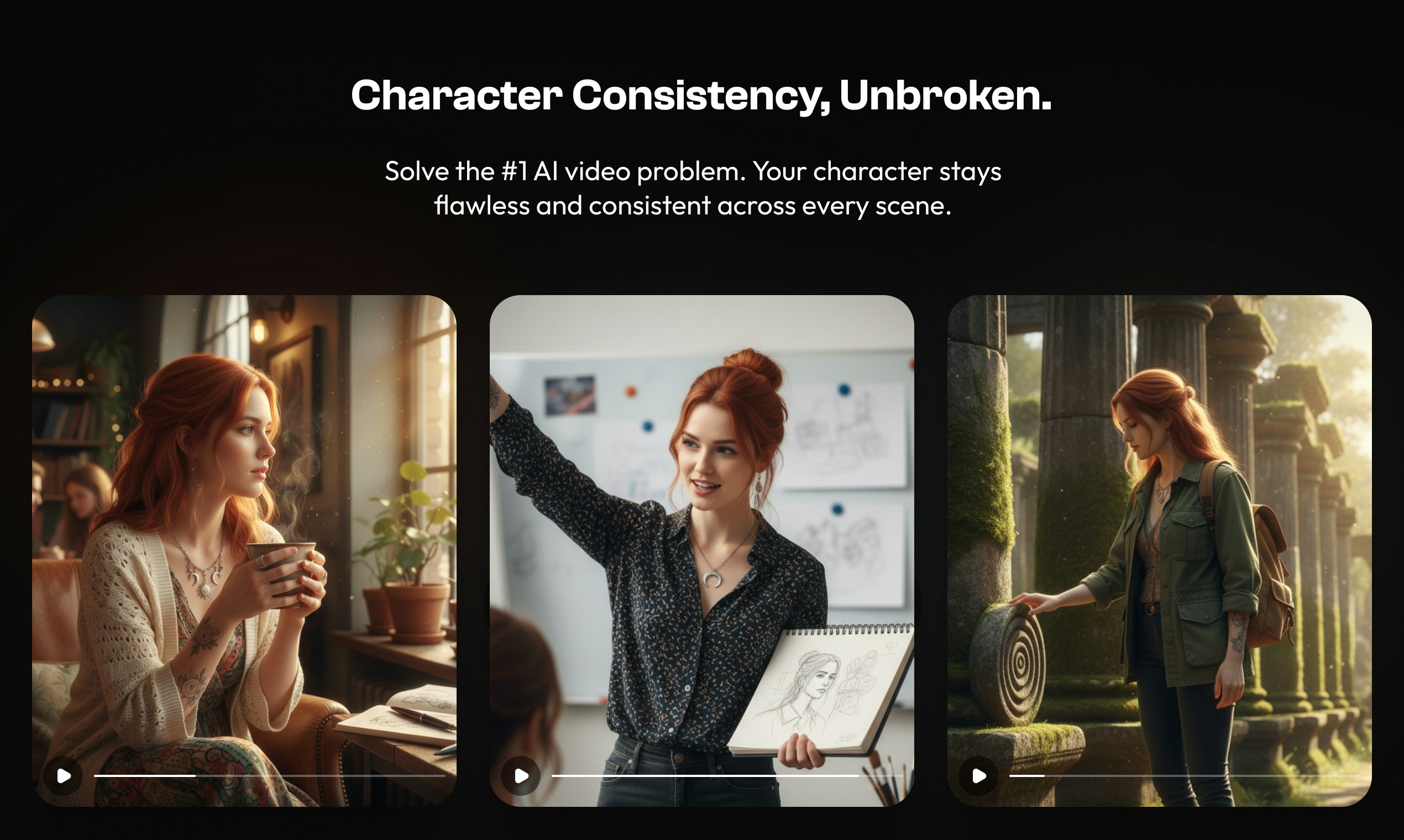 Talking video generator gallery image