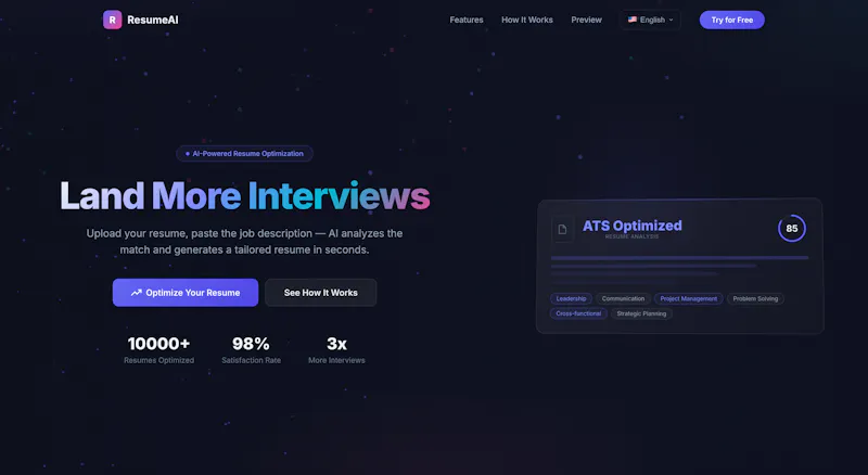 ResumeAI screenshot 1