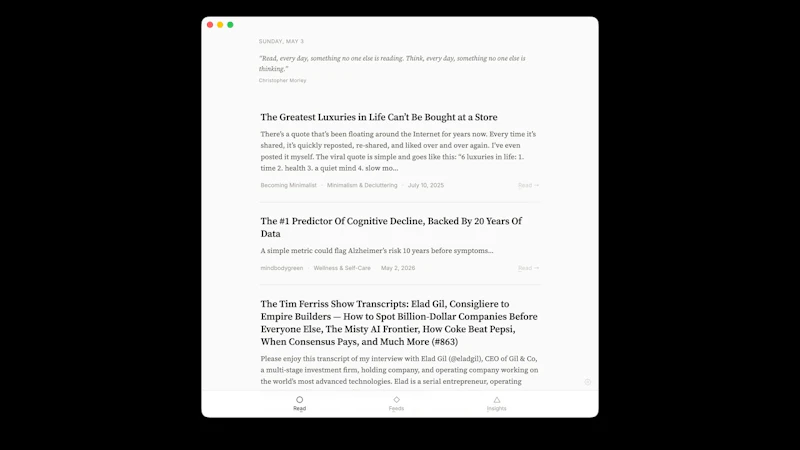 Mindful Reader screenshot 1 (video preview)