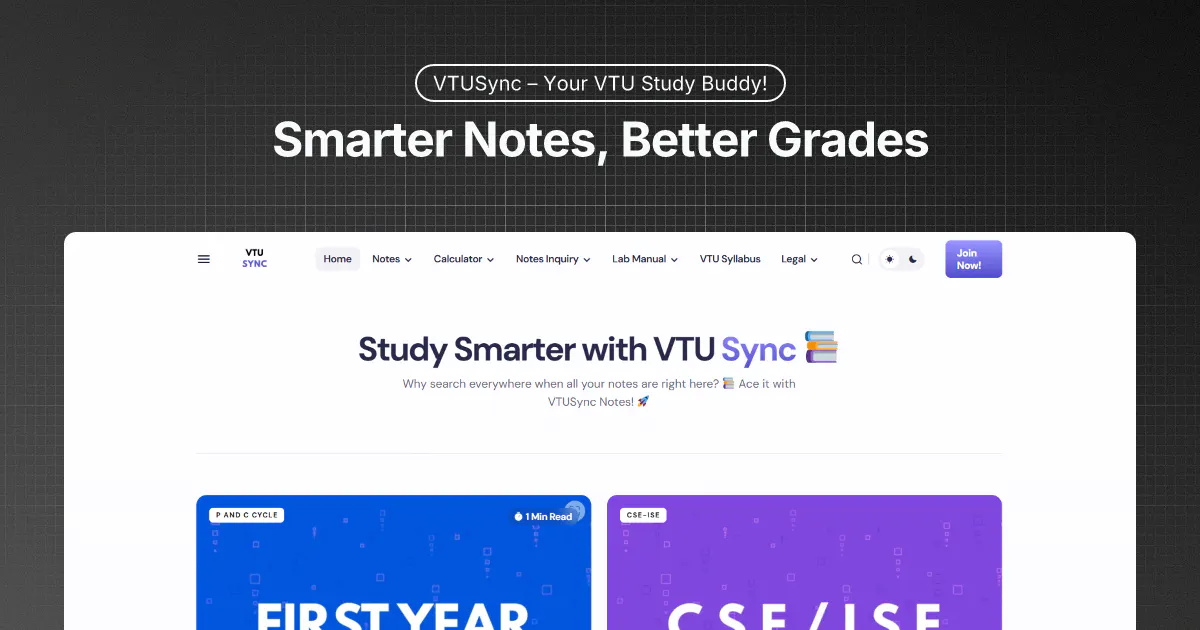VTU Sync 제품 배너