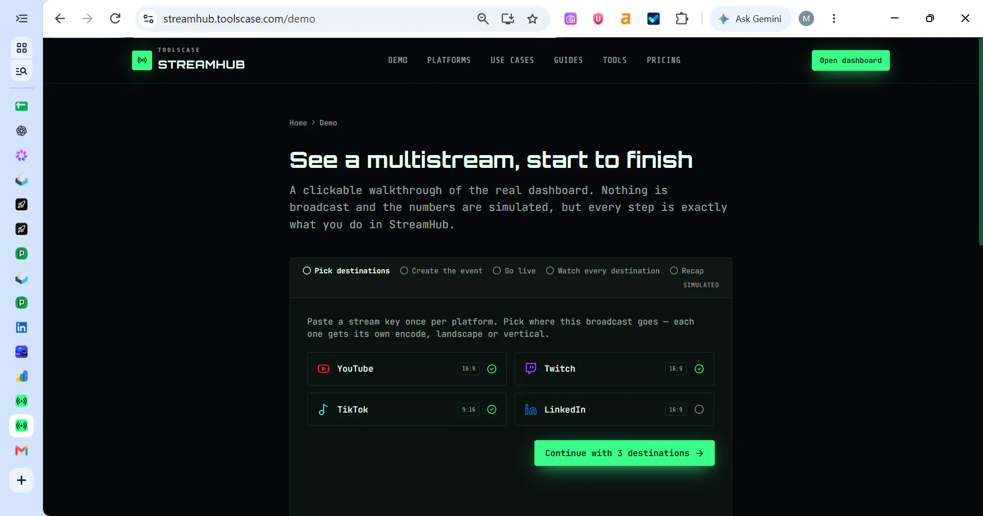 Toolscase StreamHub gallery image