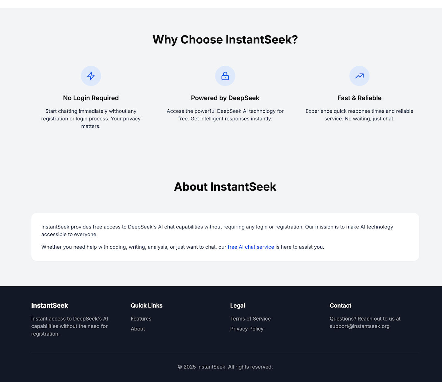 แชทลึก - สัมผัสการแชท AI ที่ทรงพลังของ Deepseek โดยไม่ต้องเข้าสู่ระบบ media 3