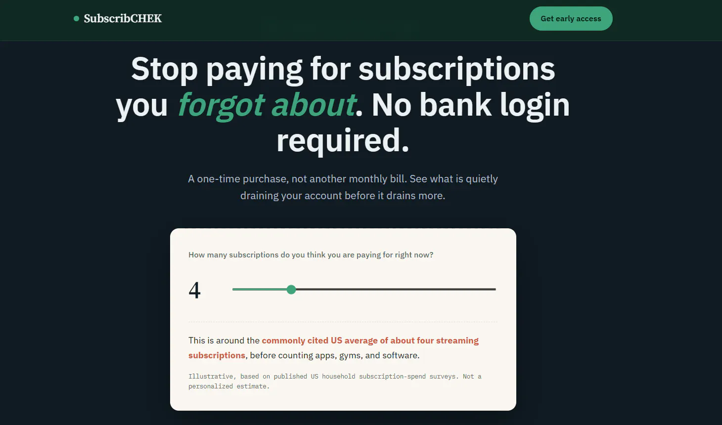 SubscribCHEK product banner