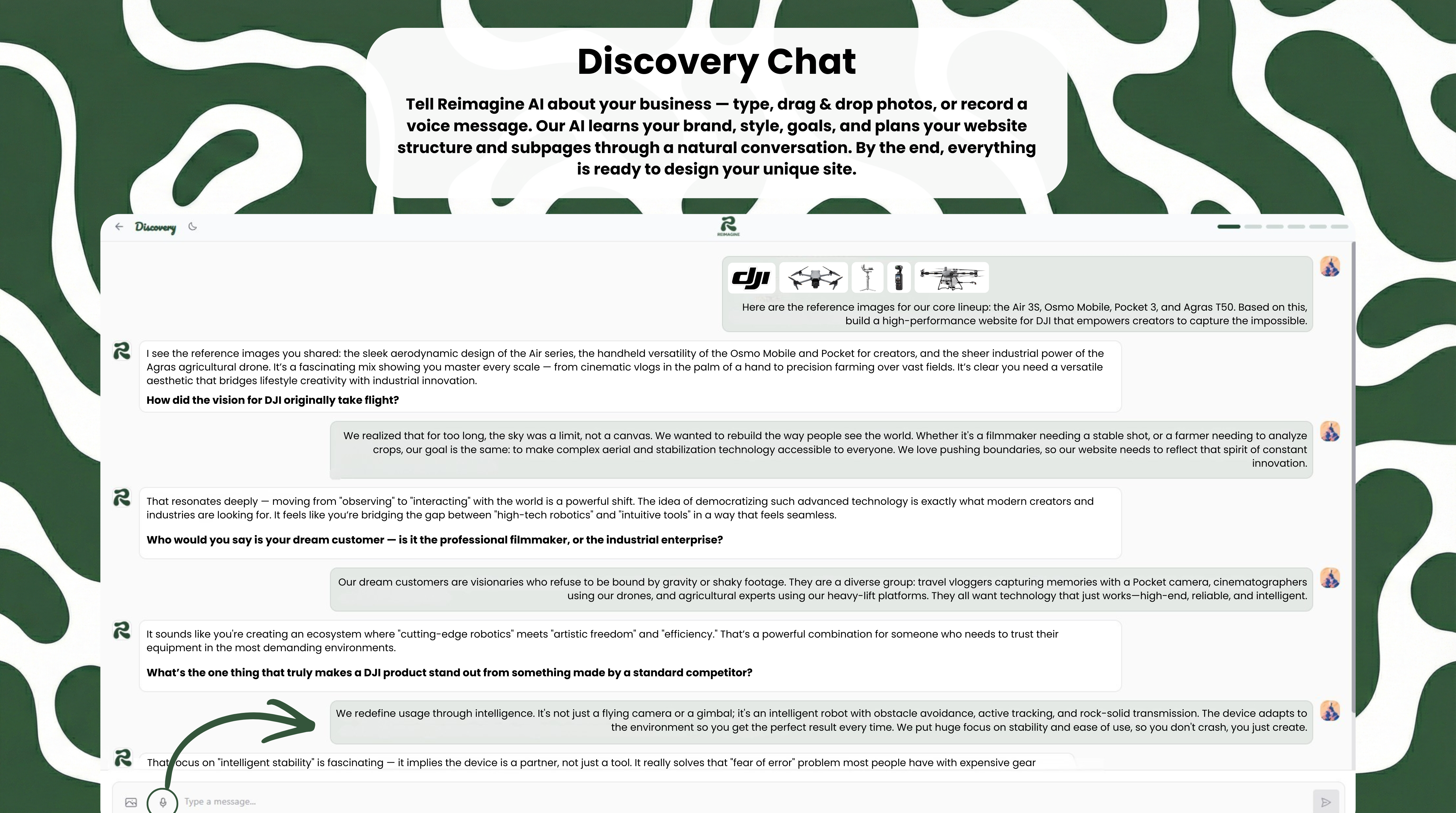 Reimagine AI | Website Generator gallery image