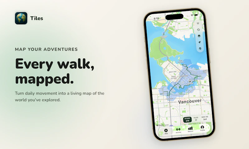 Tiles: Map Your Adventures screenshot 2