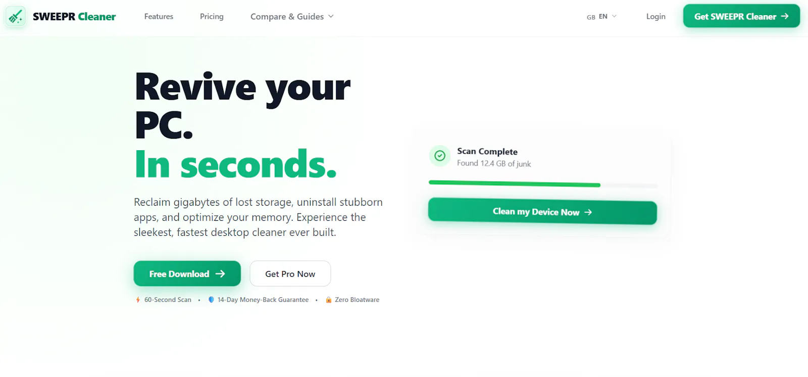 SWEEPR Cleaner screenshot 3