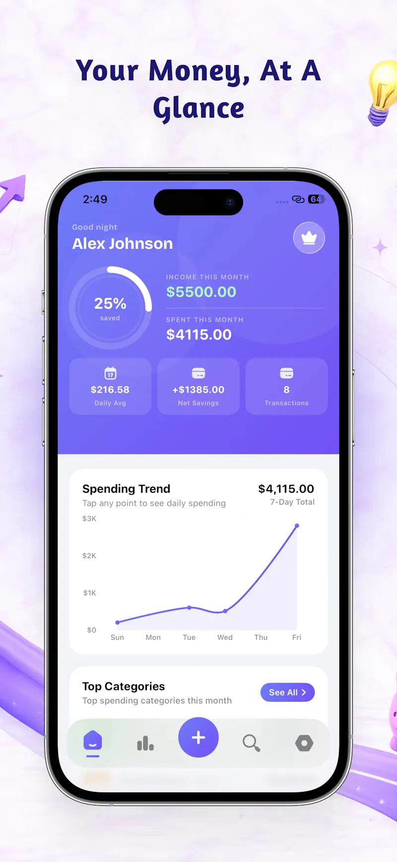 Axio Money: Expense Tracker Offline  screenshot 3