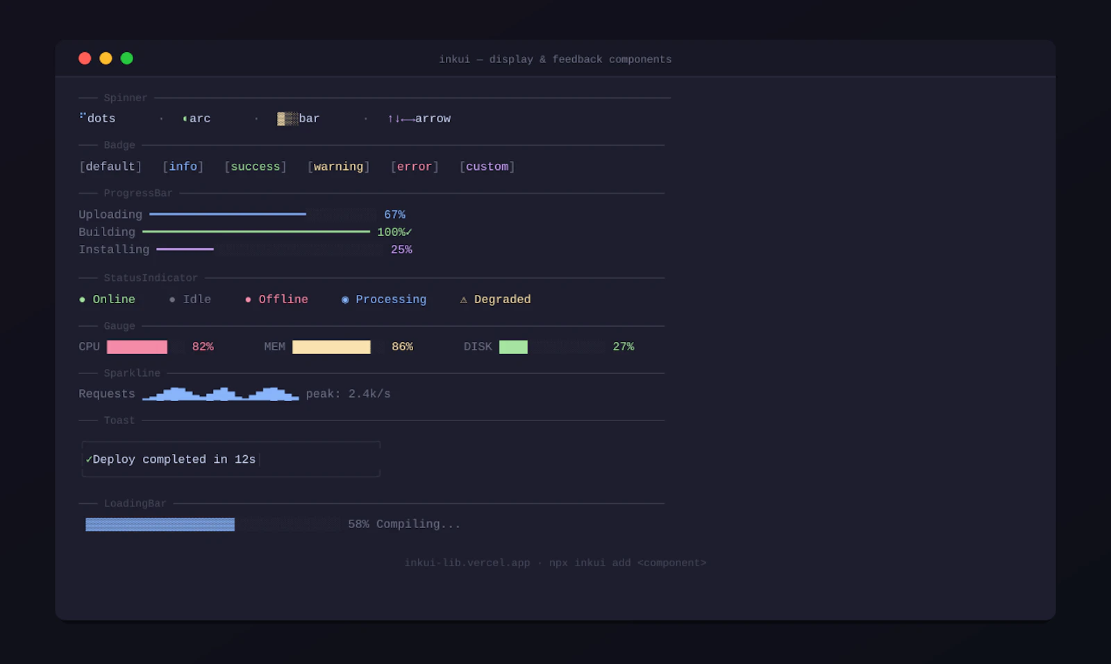InkUI screenshot 4