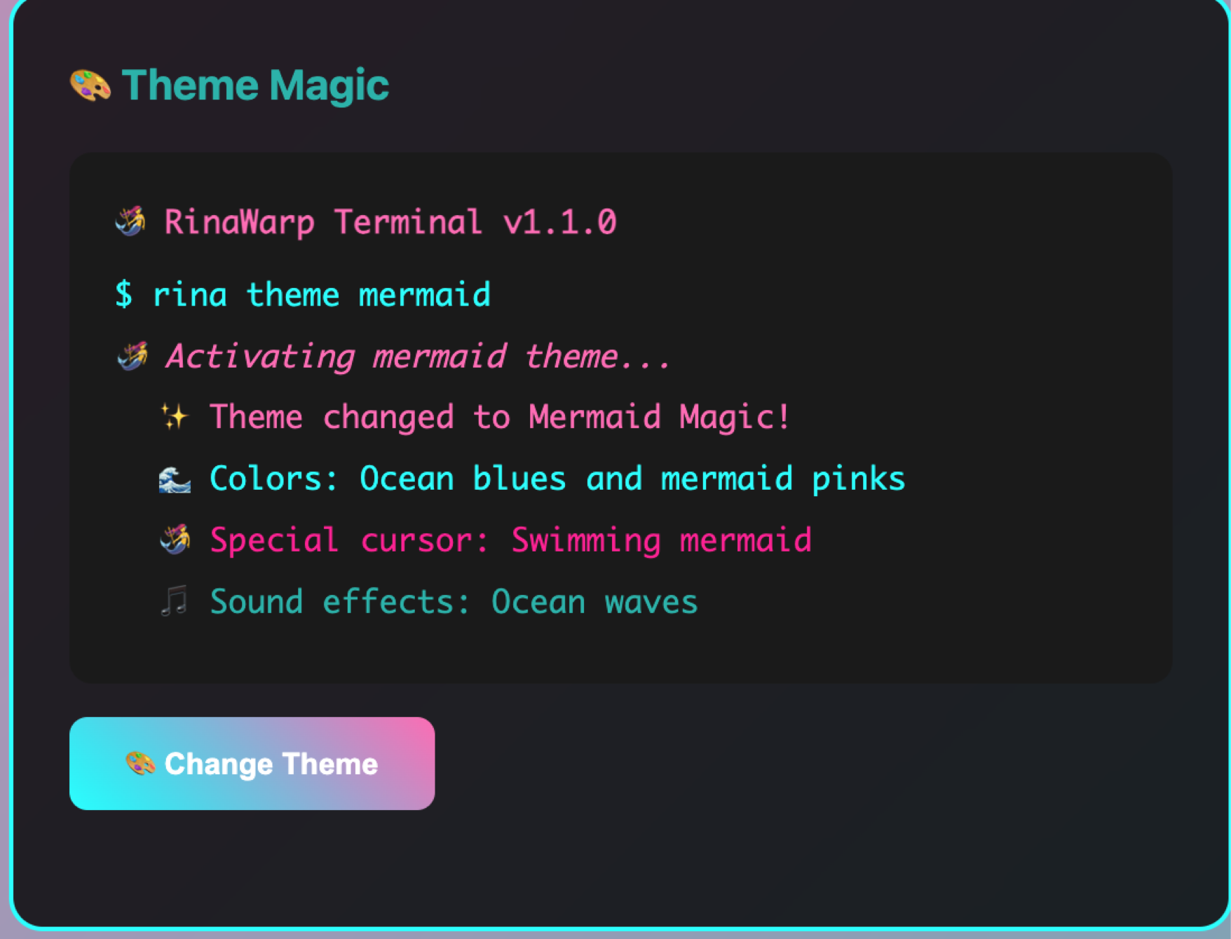 Mídia 3 de Terminal Rinawarp