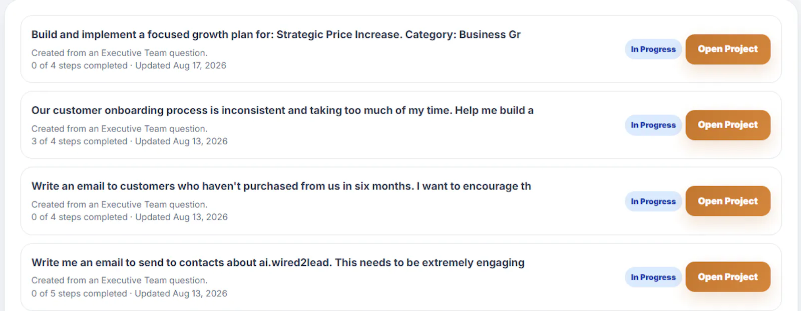 AI.Wired2Lead — Your AI Executive Team screenshot 6