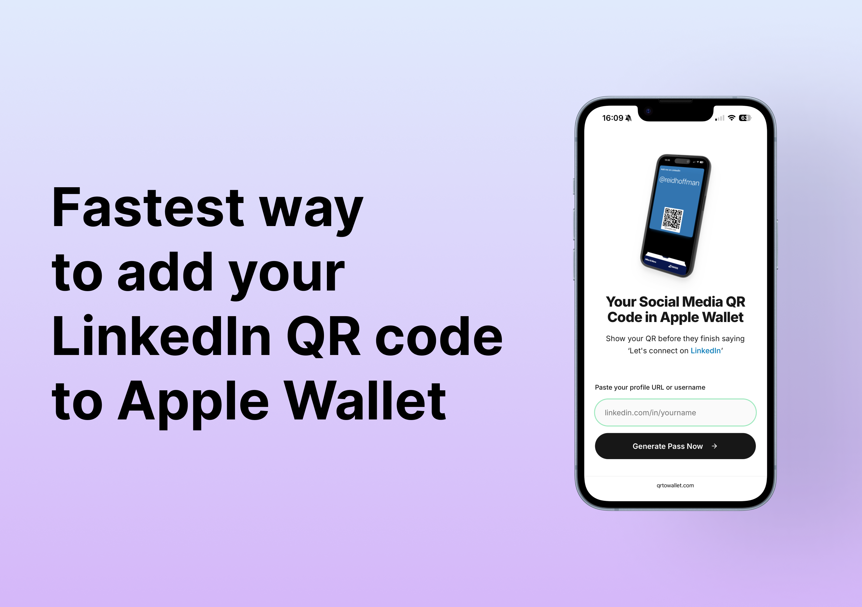 LinkedIn QR to Wallet gallery image