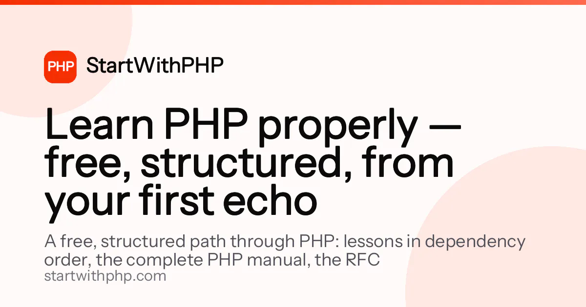 StartWithPHP gallery image