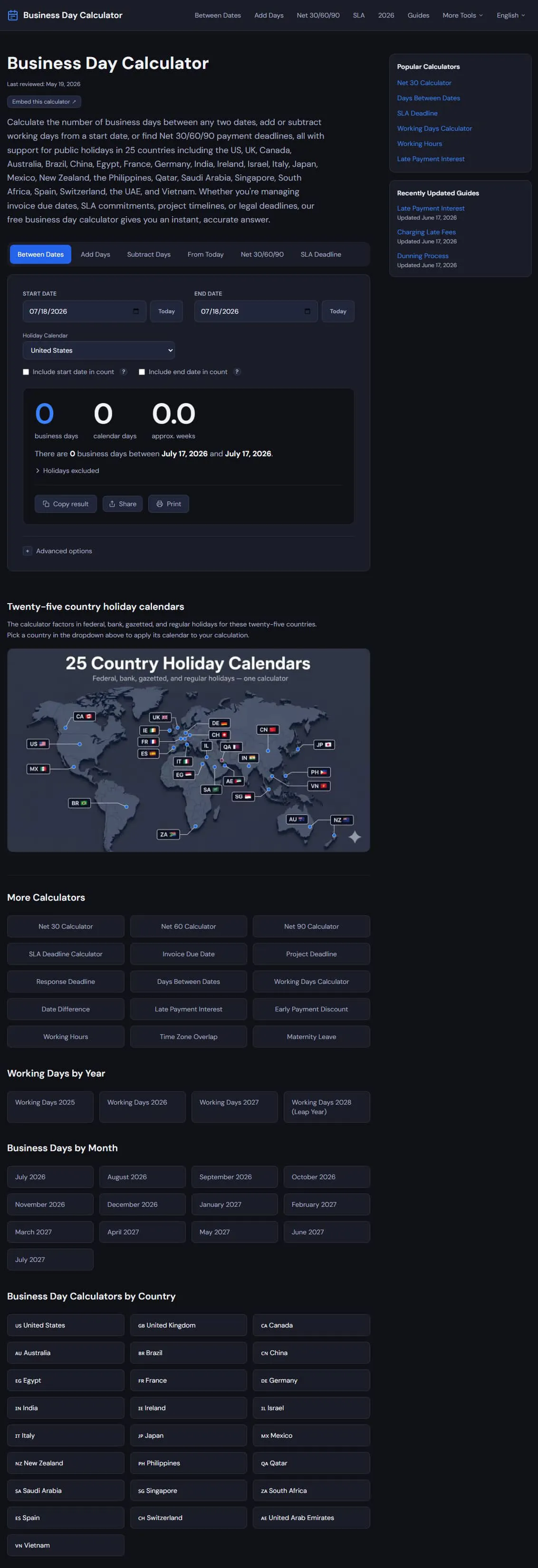 Business Day Calculator gallery image
