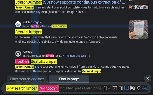 SearchJumper امتداد media 5