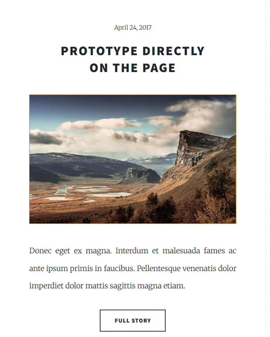 Rapid Web Prototyper gallery image