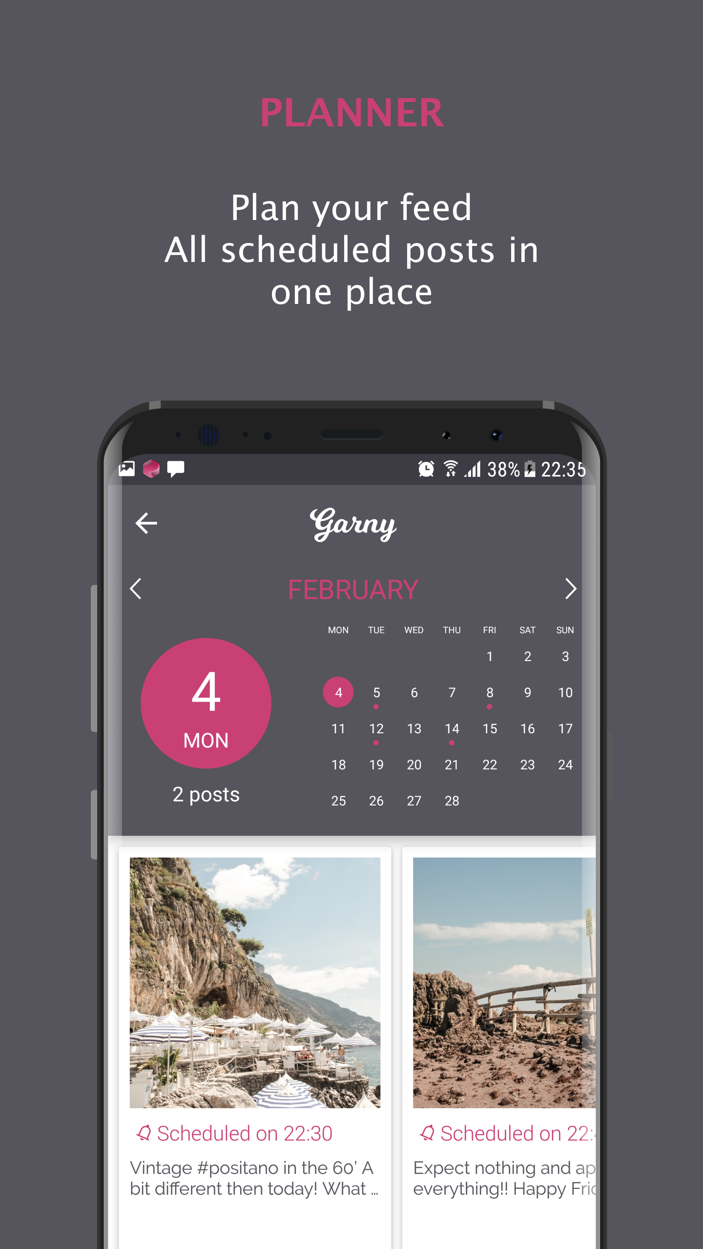 Garny: Preview Instagram feed gallery image