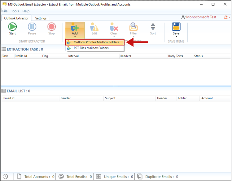 MS Outlook Email Extractor media 4