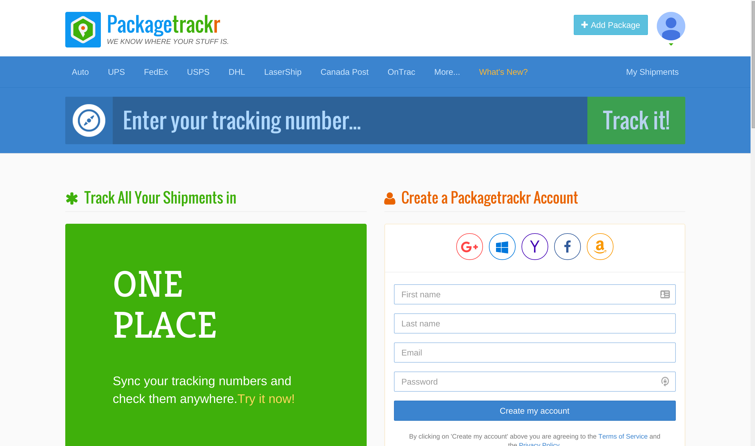 Packagetrackr