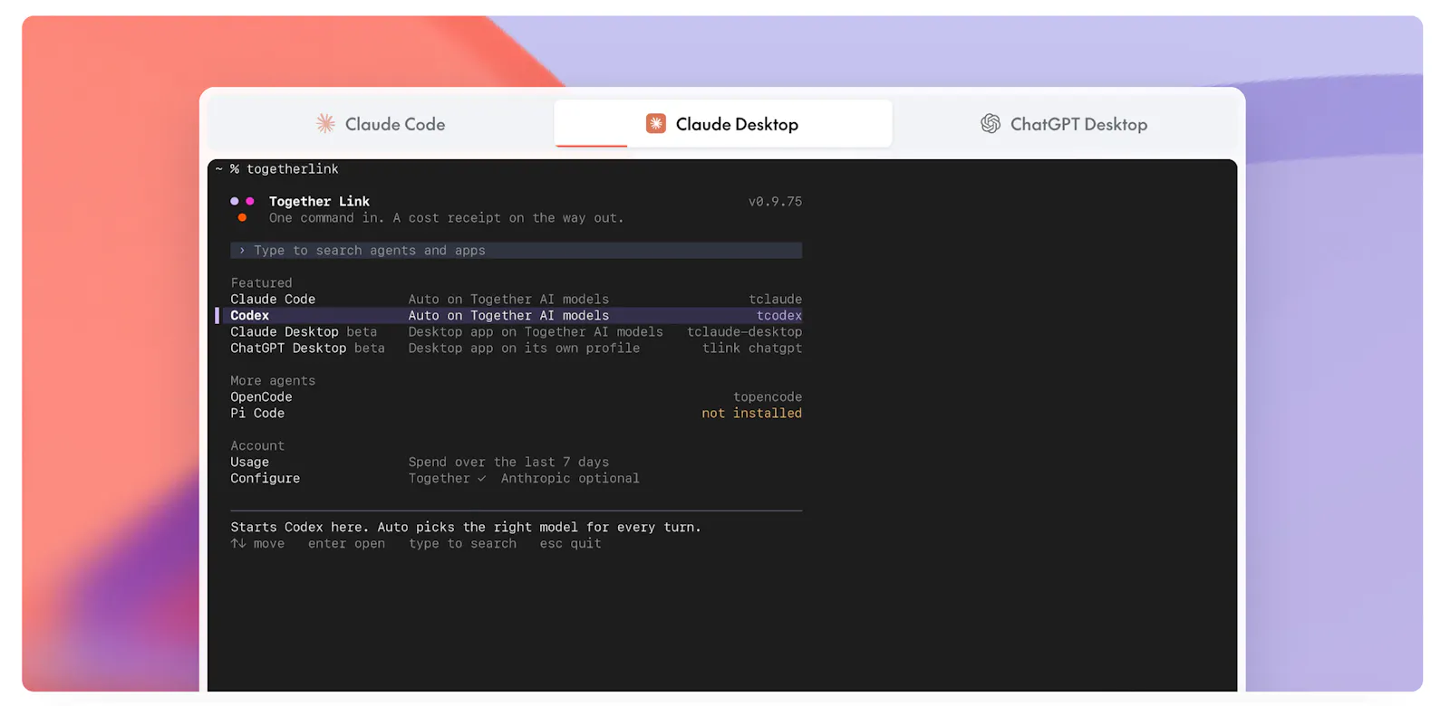 Together Link screenshot 2