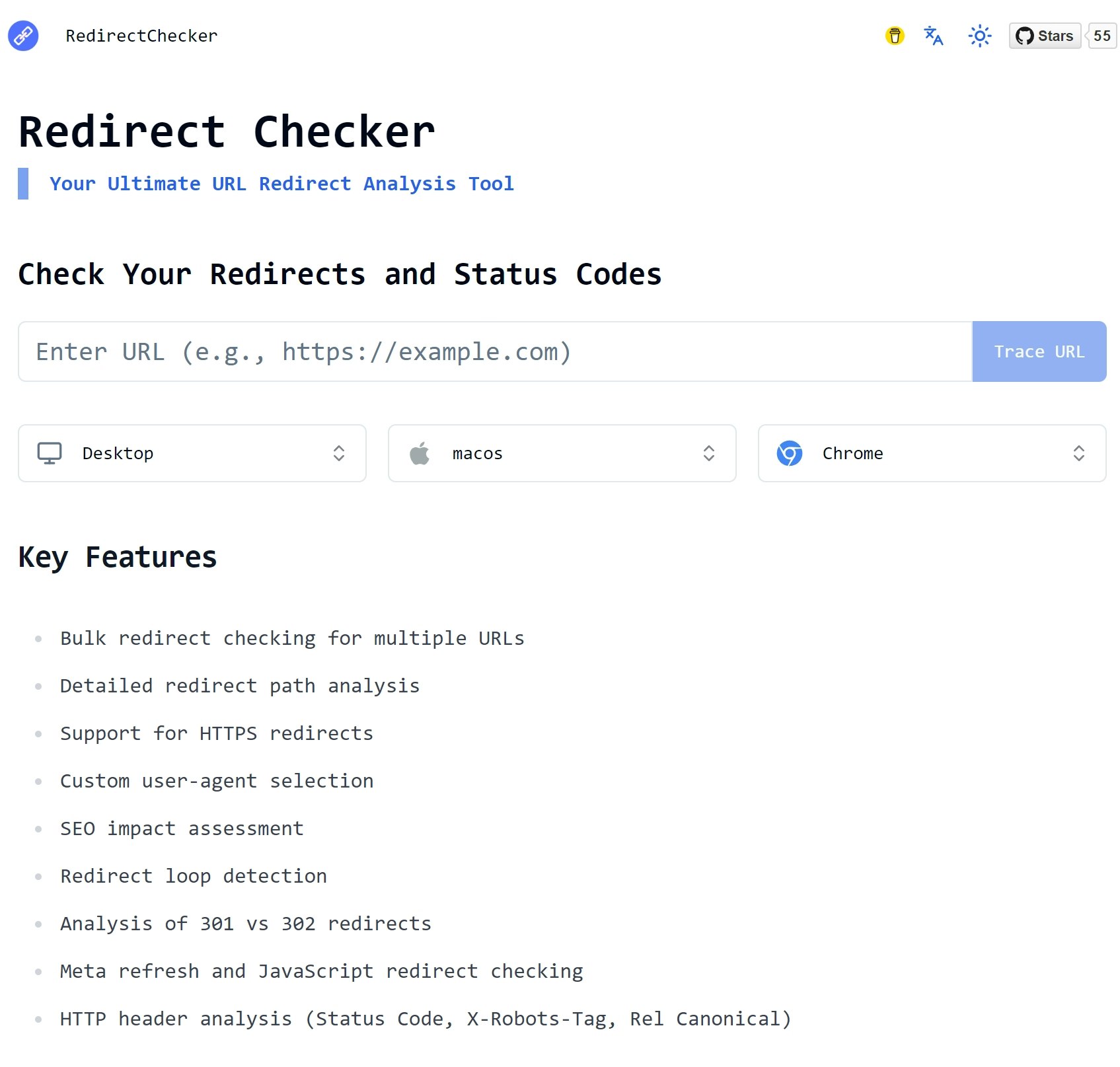 Redirect Checker media 2