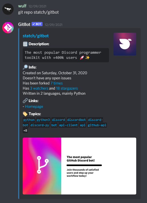 Gitbot 一套全面的discord 开发者工具 搞英语 看世界 Gitbot 一套全面的discord 开发者工具 搞英语 看世界