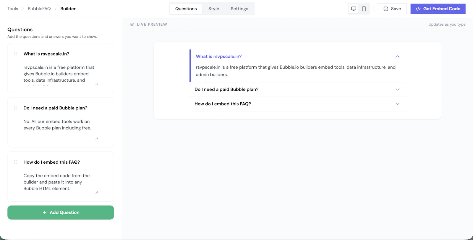 rsvpscale.in screenshot 9