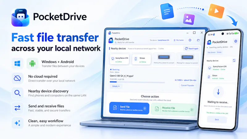 PocketDrive screenshot 1