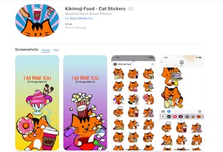 Kikimoji - Food sticker pack gallery image