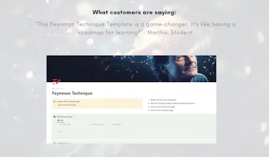 Feynman Technique Notion Template gallery image