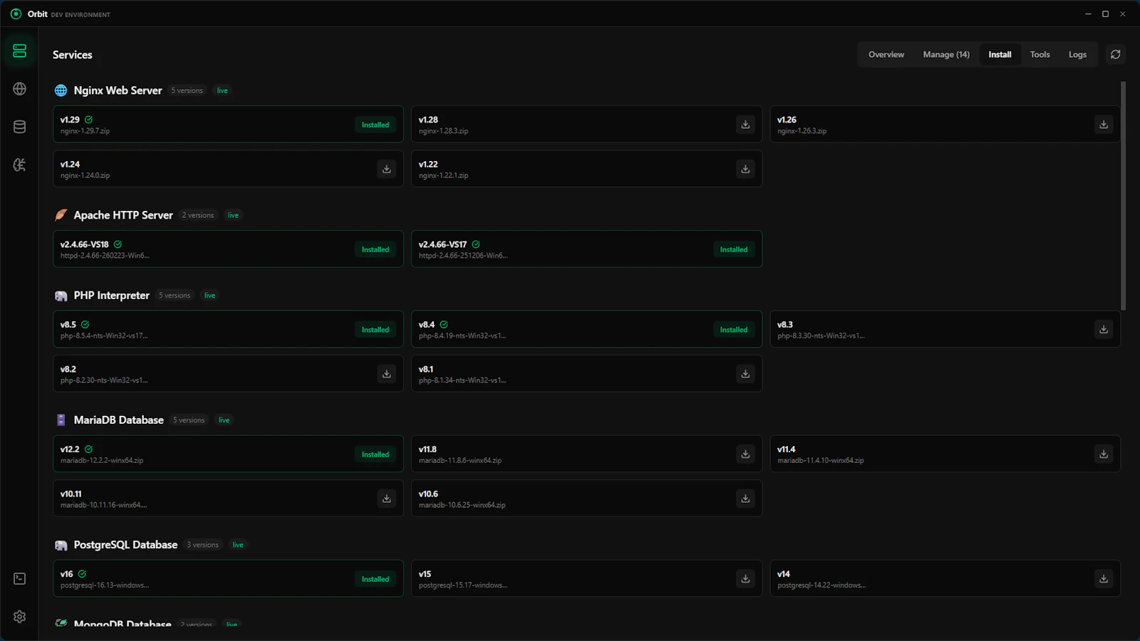 Orbit — Modern Local Development Env. screenshot 3