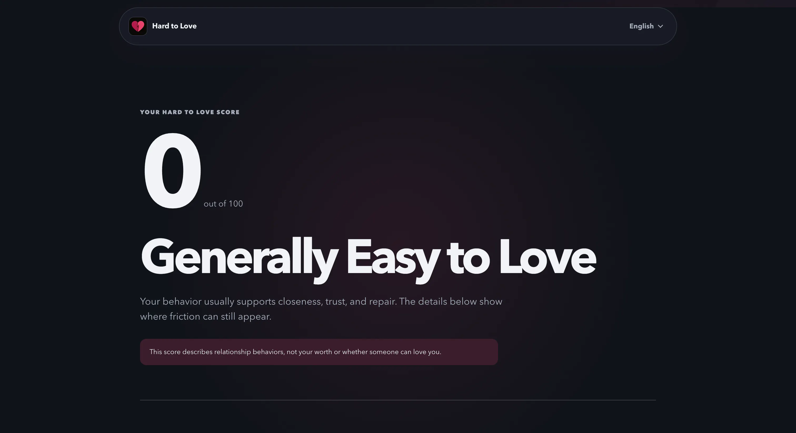 Hard to Love Quiz gallery image