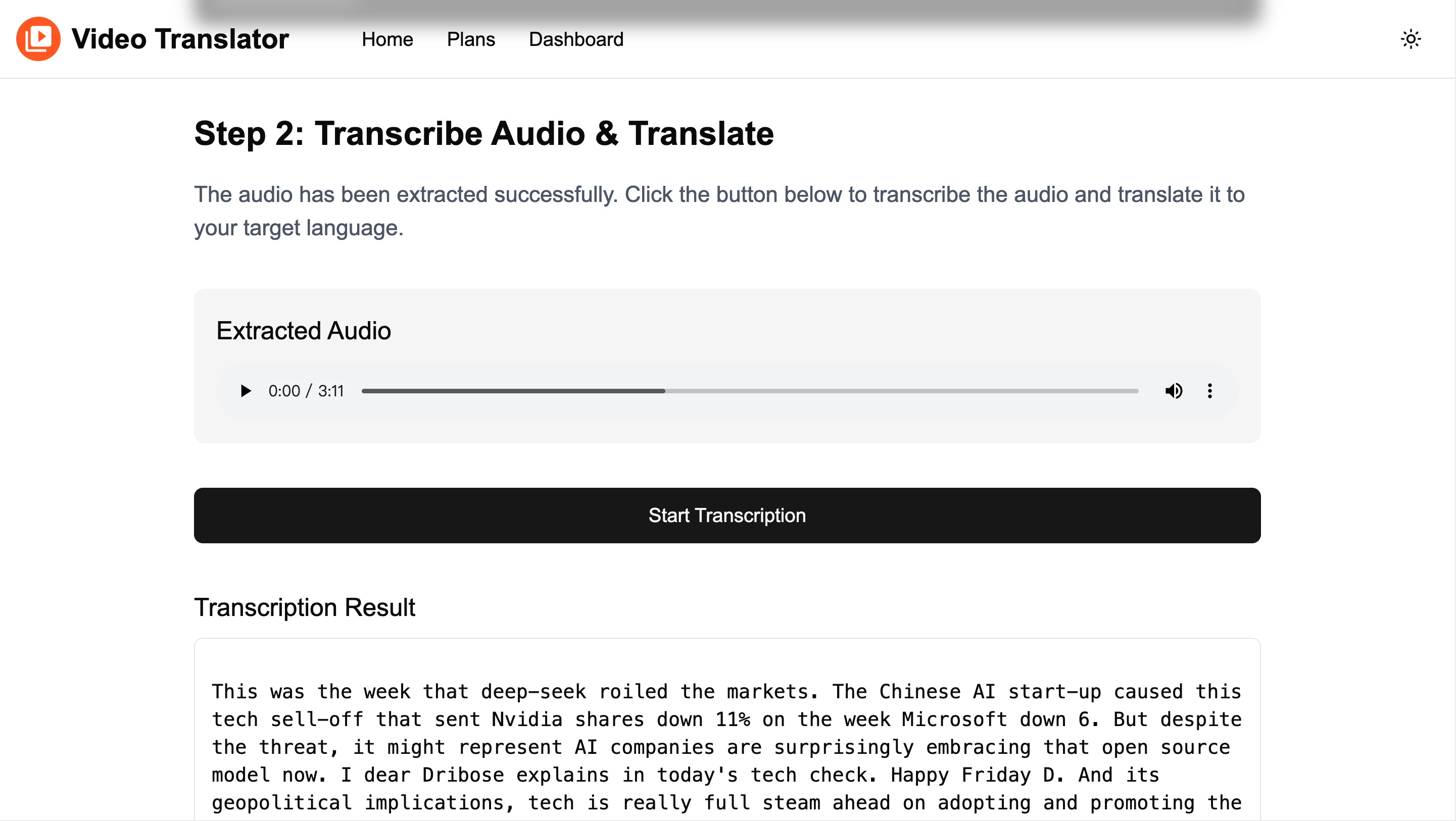 AI Video Translator gallery image