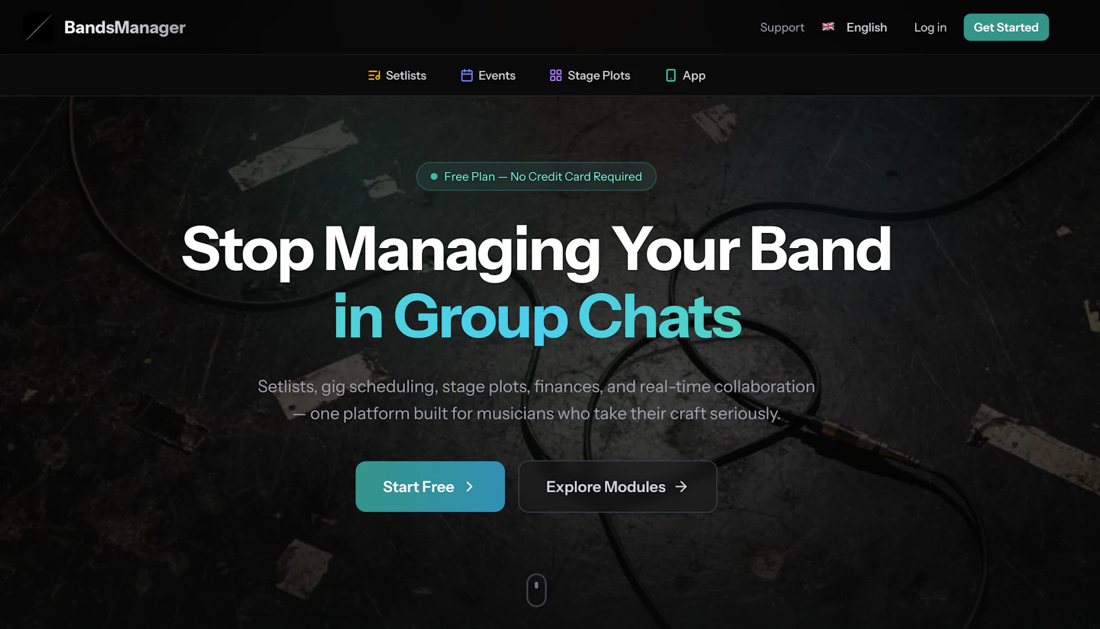 BandsManager screenshot 1