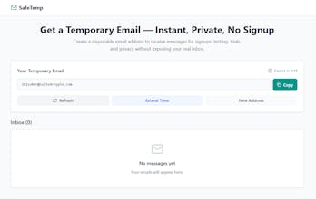 SafeTemp.email gallery image