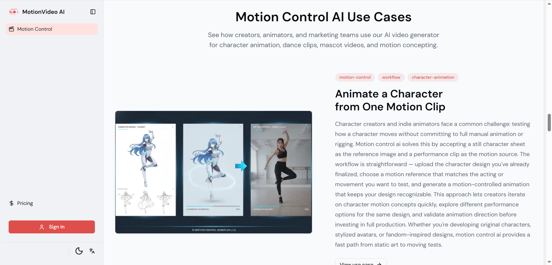 Motion Control AI gallery image