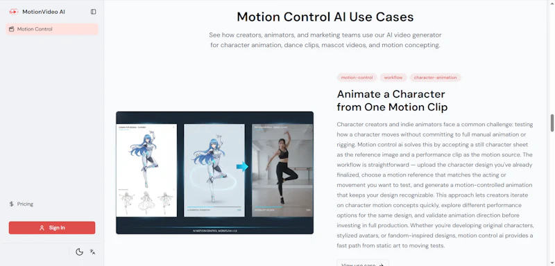 Motion Control AI screenshot 3
