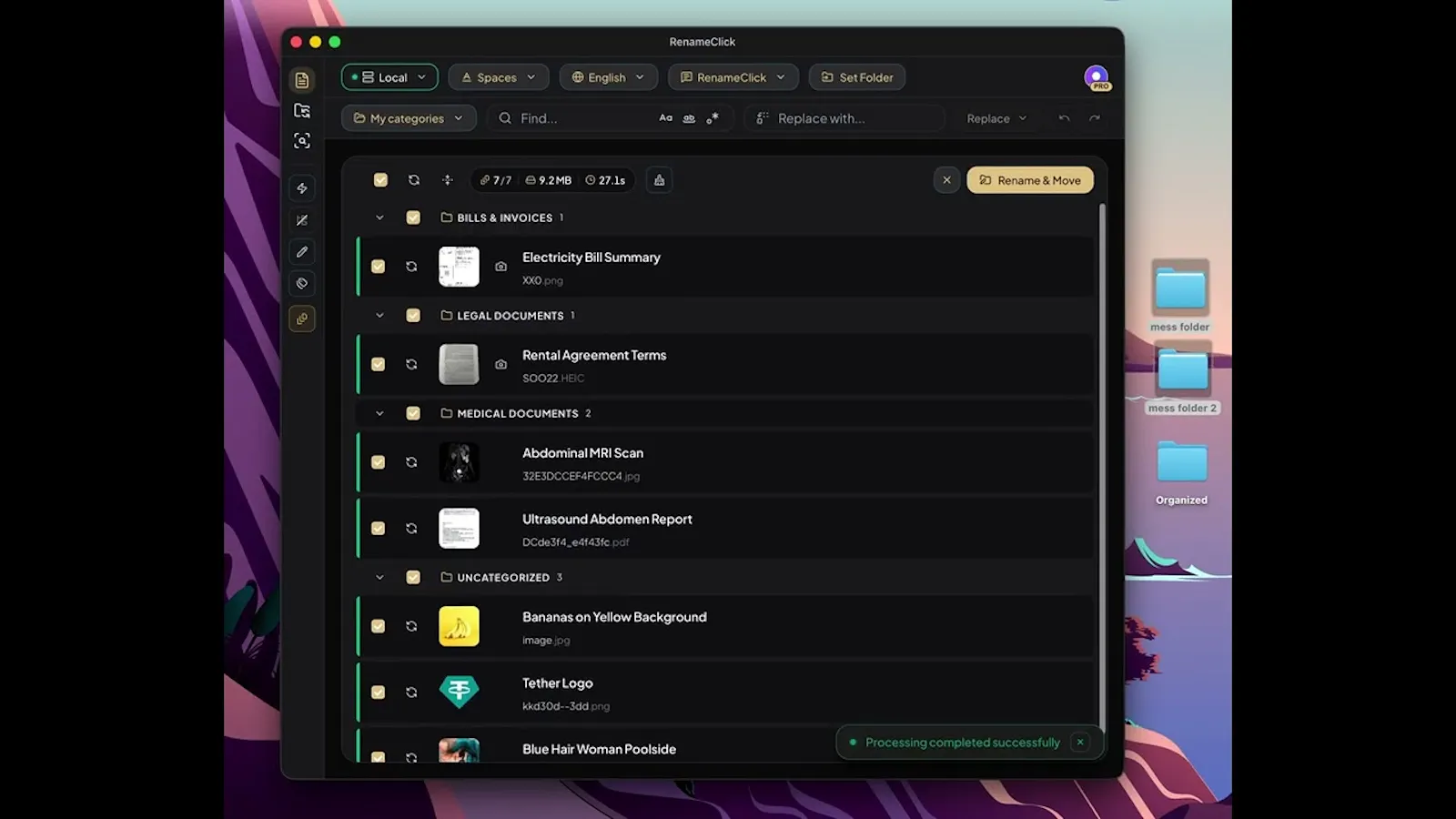 RenameClick screenshot 1 (video preview)