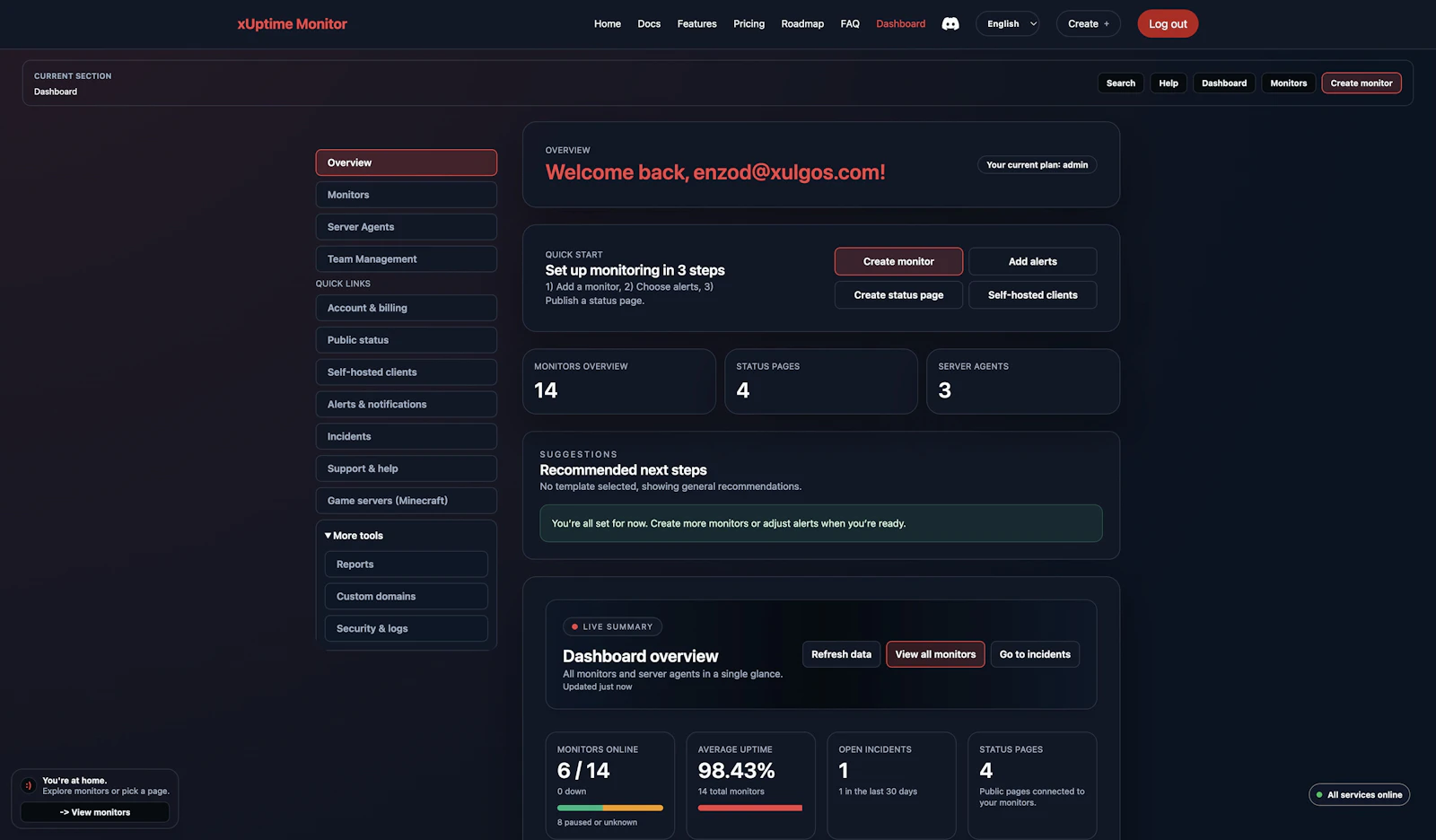 xUptimeMonitor screenshot 3