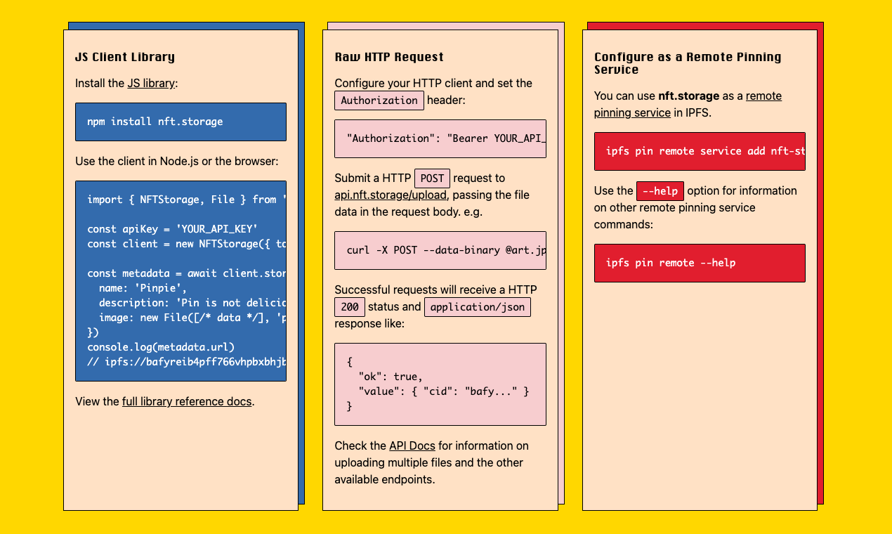 NFT Storage gallery image